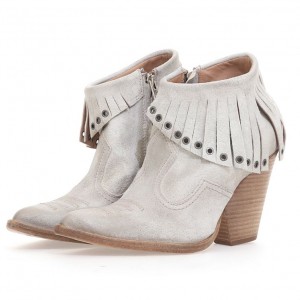 Beige A.S.98 Brigit Women's Ankle boots | IL-TDZN15907