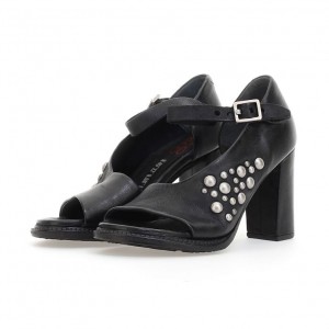 Black A.S.98 Brooke Women's Sandals | IL-SFCY93785