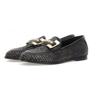 Black A.S.98 Janele Women's flat shoes | IL-OWUV46259