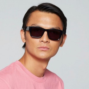 Black A.S.98 Lars Men's Sunglasses | IL-NRQV98351