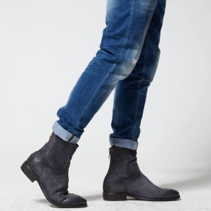 Black A.S.98 Mason Men's Ankle boots | IL-QRPM61834