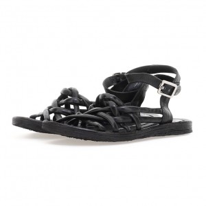 Black A.S.98 Rylee Women's Sandals | IL-XVMI43708