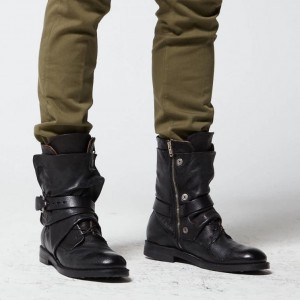 Black A.S.98 Samurai 347226 Men's Ankle boots | IL-QICY21849