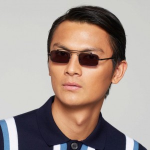 Black A.S.98 Taylor Men's Sunglasses | IL-QPLU68412