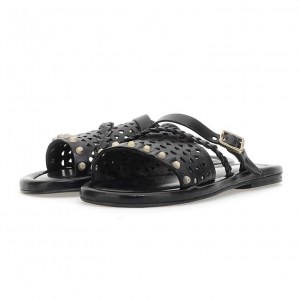 Black A.S.98 Yazmin Women's Sandals | IL-ZKSM30485