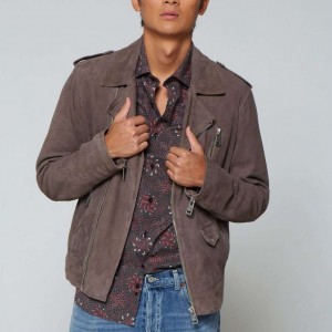 Brown A.S.98 Leather Jimmy Men's Jackets | IL-QPGM59741