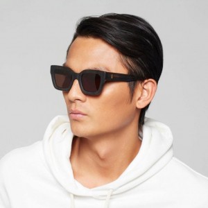 Brown A.S.98 Ronnie Men's Sunglasses | IL-LGSB67143