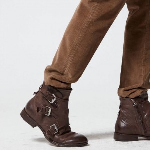 Chocolate A.S.98 Clash 401202 Men's Ankle boots | IL-DVAB01453