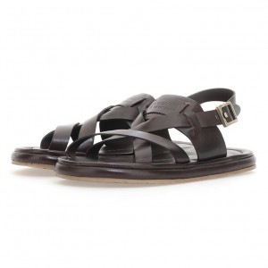 Chocolate A.S.98 Milford Men's Sandals | IL-GOSH31542