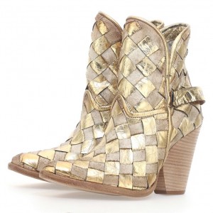 Gold A.S.98 Bette Women's Ankle boots | IL-MYHU28735