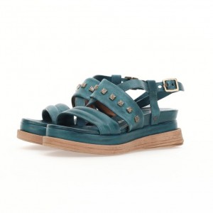 Green A.S.98 Lalla Women's Sandals | IL-TUDS01392