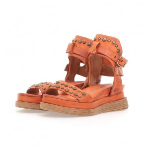 Orange A.S.98 Leta Women's Sandals | IL-KLTW06812