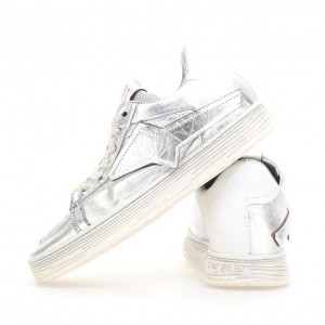 Silver A.S.98 Adria Women's Sneakers | IL-BSAF64723