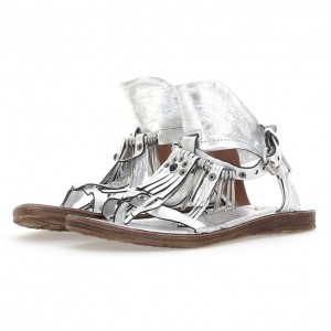 Silver A.S.98 Reina Women's Sandals | IL-EAUT54287