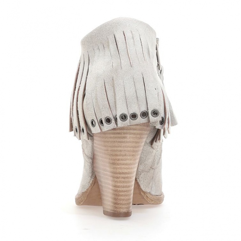 Beige A.S.98 Brigit Women's Ankle boots | IL-TDZN15907