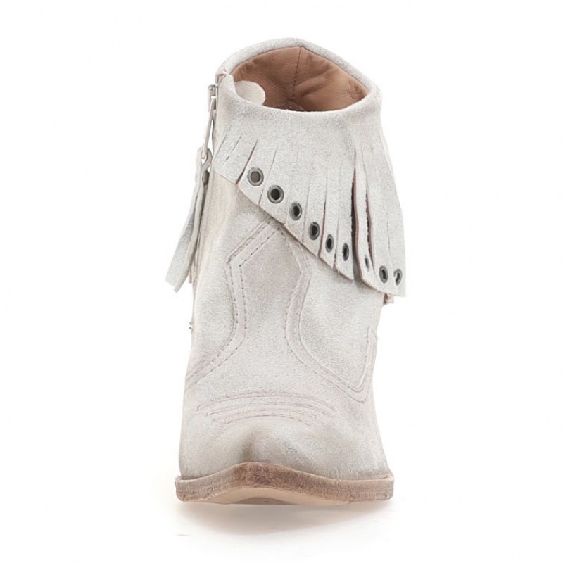 Beige A.S.98 Brigit Women's Ankle boots | IL-TDZN15907