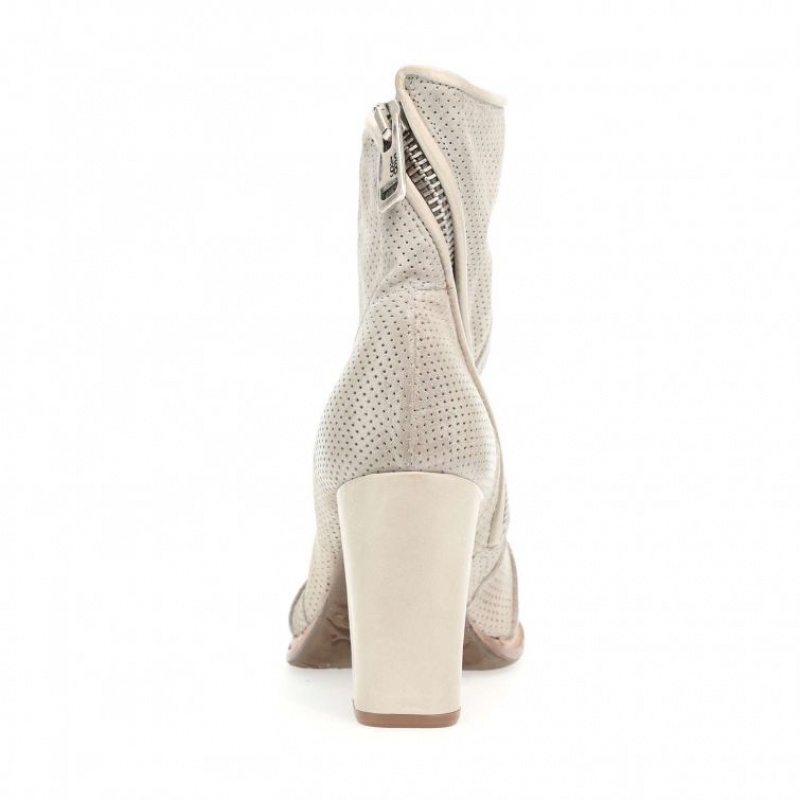 Beige A.S.98 Brucie Women's Ankle boots | IL-PTQN45289