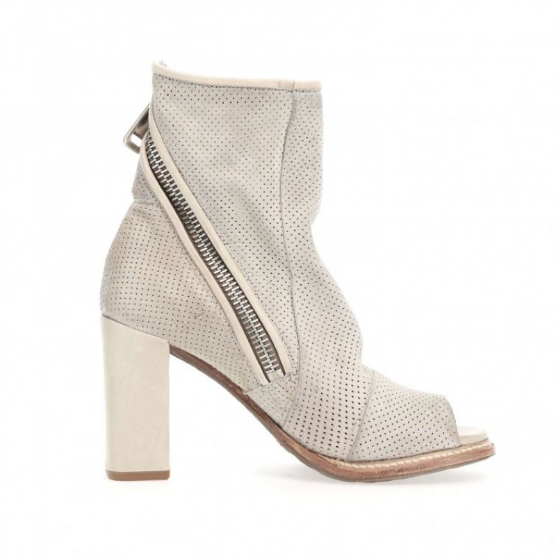 Beige A.S.98 Brucie Women's Ankle boots | IL-PTQN45289