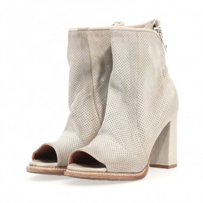 Beige A.S.98 Brucie Women\'s Ankle boots | IL-PTQN45289