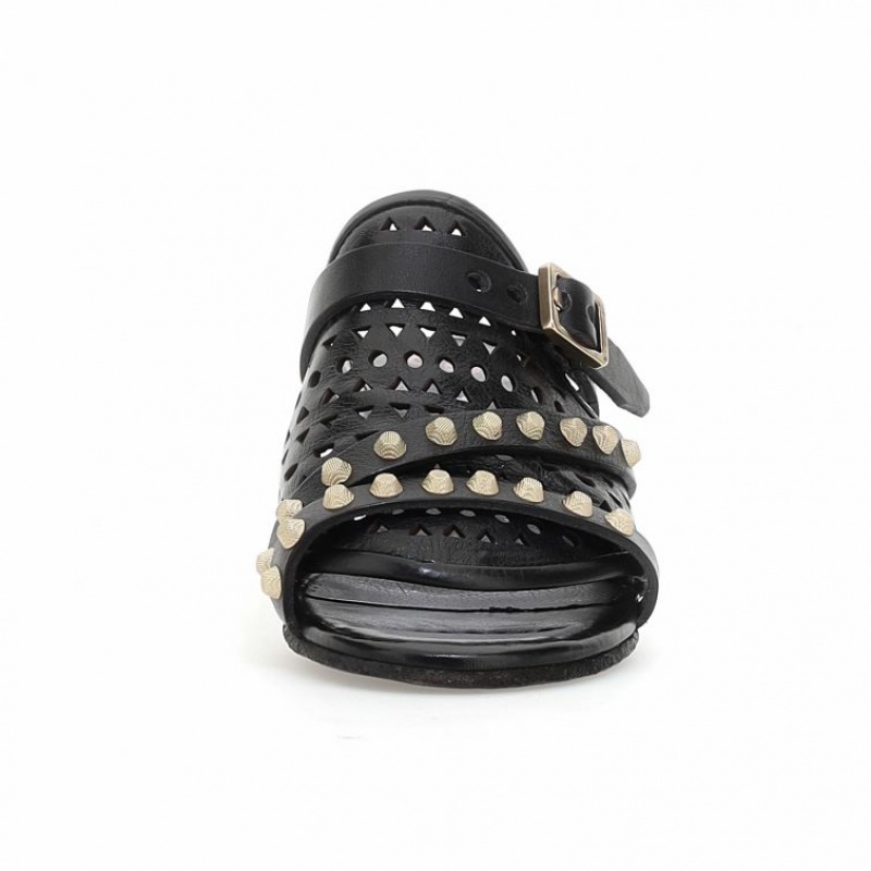 Black A.S.98 Adamina Women's Sandals | IL-WXTB52390