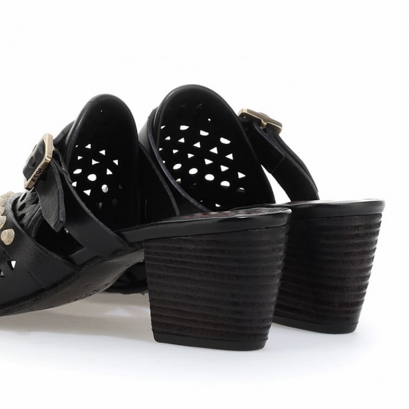 Black A.S.98 Adamina Women's Sandals | IL-WXTB52390