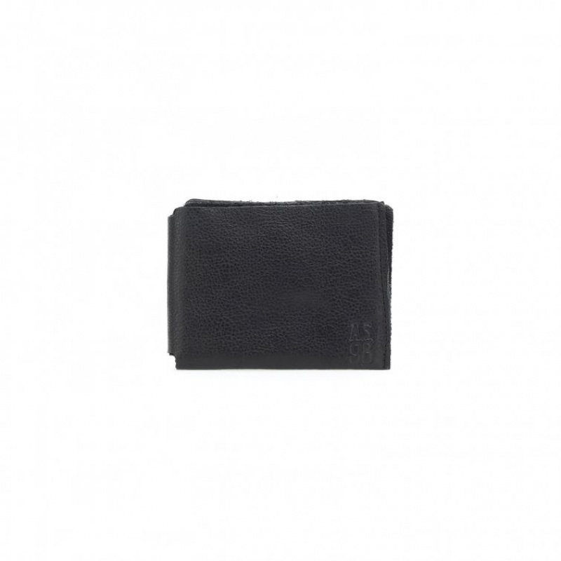 Black A.S.98 Aric Unisex Wallets | IL-SYEQ40712