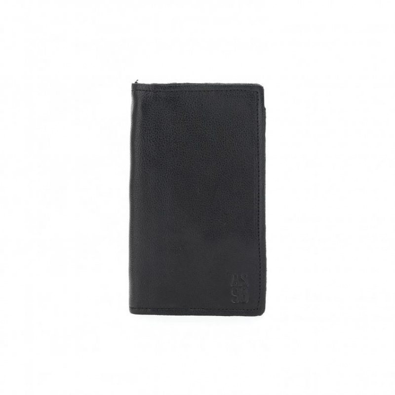 Black A.S.98 Austen Unisex Wallets | IL-REOF96308