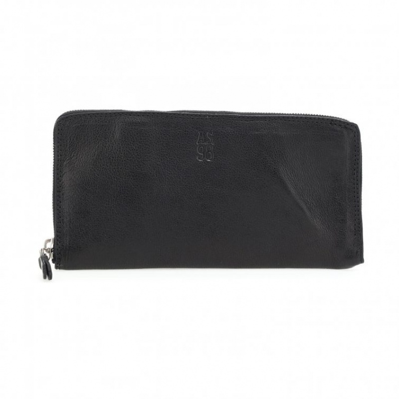 Black A.S.98 Bertram Unisex Wallets | IL-FXWK17209