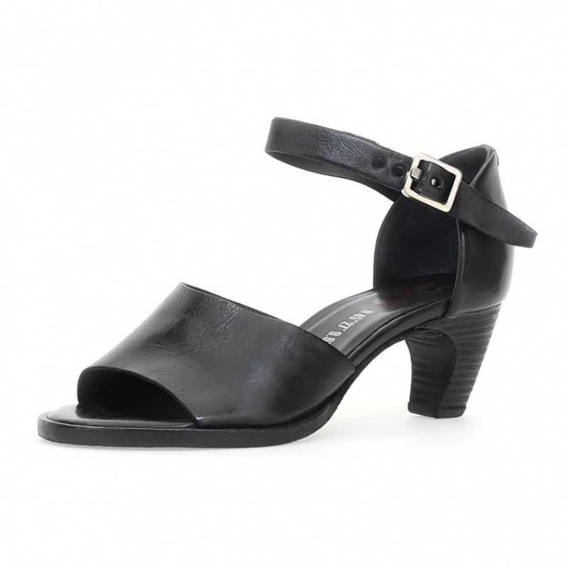 Black A.S.98 Bess Women's Sandals | IL-TJAY42398