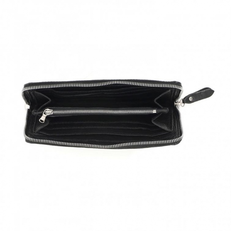 Black A.S.98 Chet Unisex Wallets | IL-BRWX65290