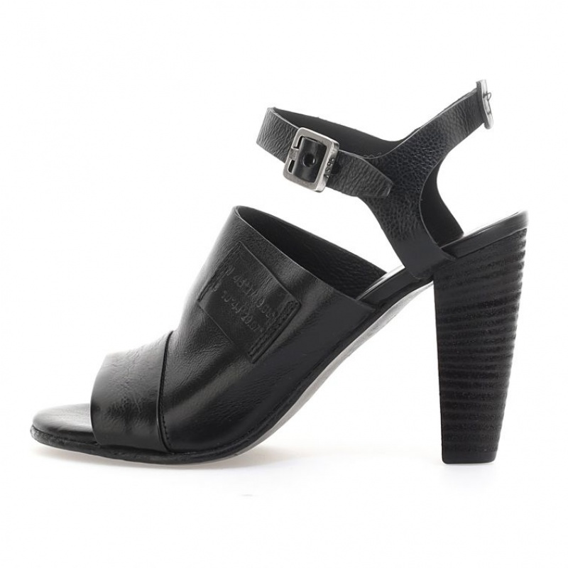 Black A.S.98 Clarise Women's Sandals | IL-AGZN79460