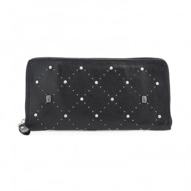 Black A.S.98 Clark Unisex Wallets | IL-GPUQ86105