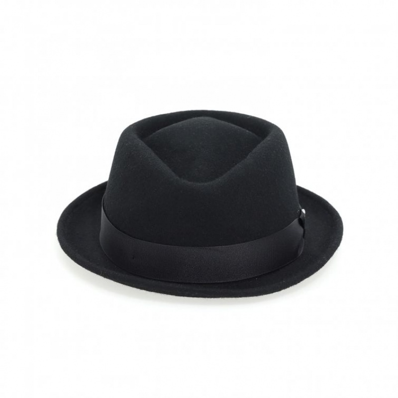 Black A.S.98 Clive Men's hats | IL-ODIY24608