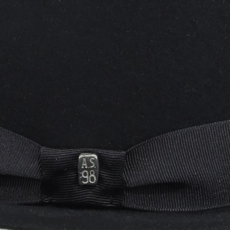 Black A.S.98 Clive Men's hats | IL-ODIY24608