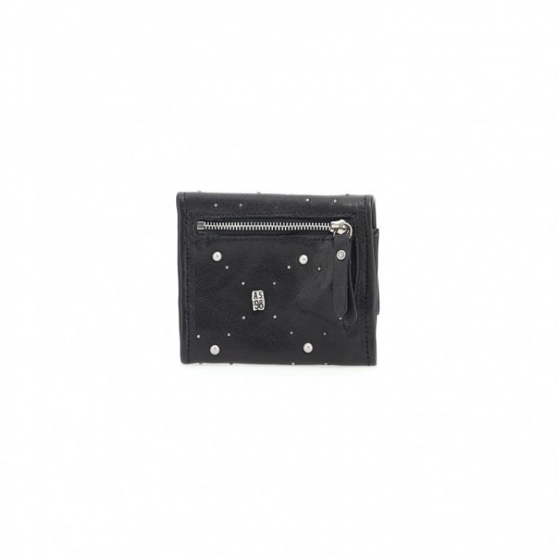 Black A.S.98 Coleman Unisex Wallets | IL-DKAH30684