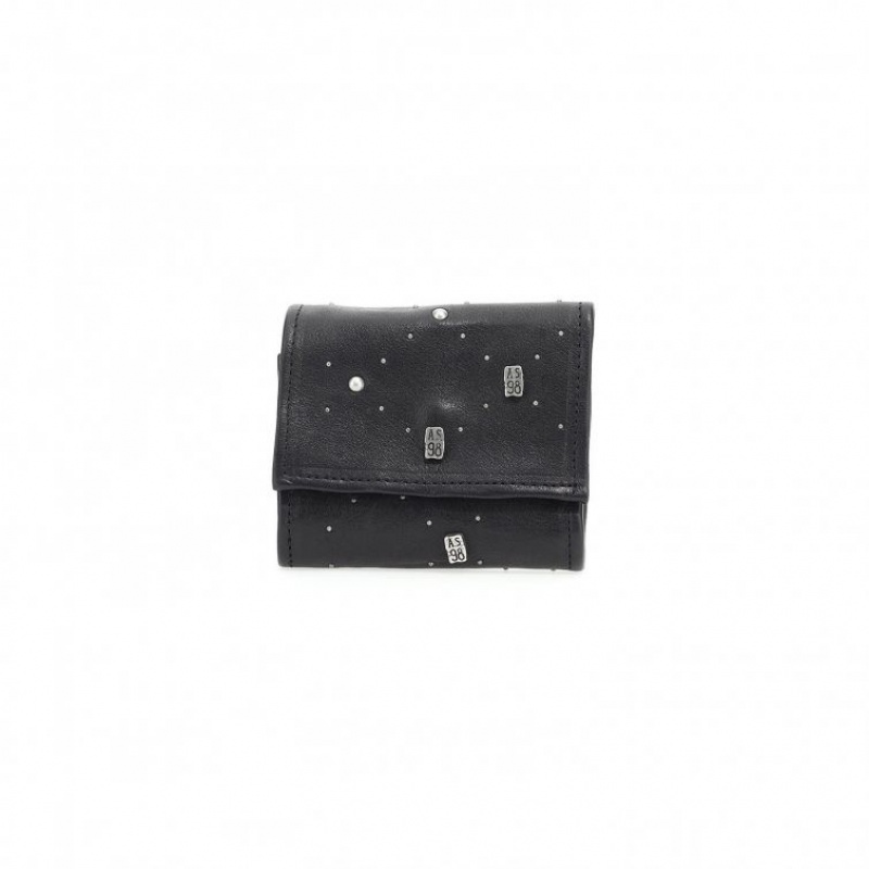 Black A.S.98 Coleman Unisex Wallets | IL-DKAH30684