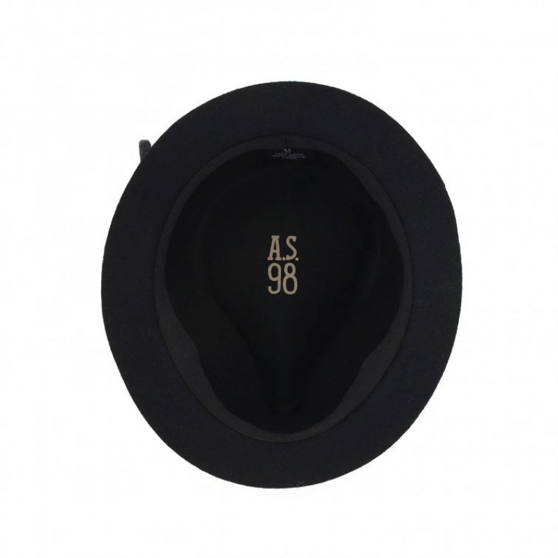 Black A.S.98 Dolly Men's hats | IL-XUOT67520