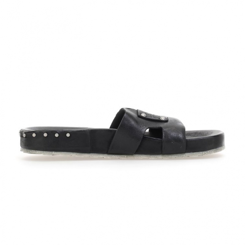 Black A.S.98 Erin Women's Sandals | IL-KNZL73081