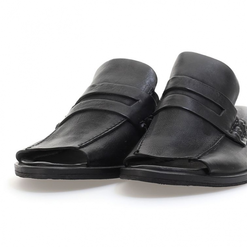 Black A.S.98 Godfrey Women's Mules | IL-EZML76549