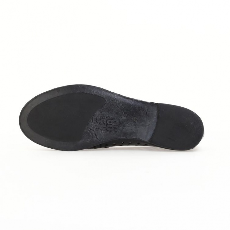 Black A.S.98 Jacklyn Women's flat shoes | IL-MJNH48069