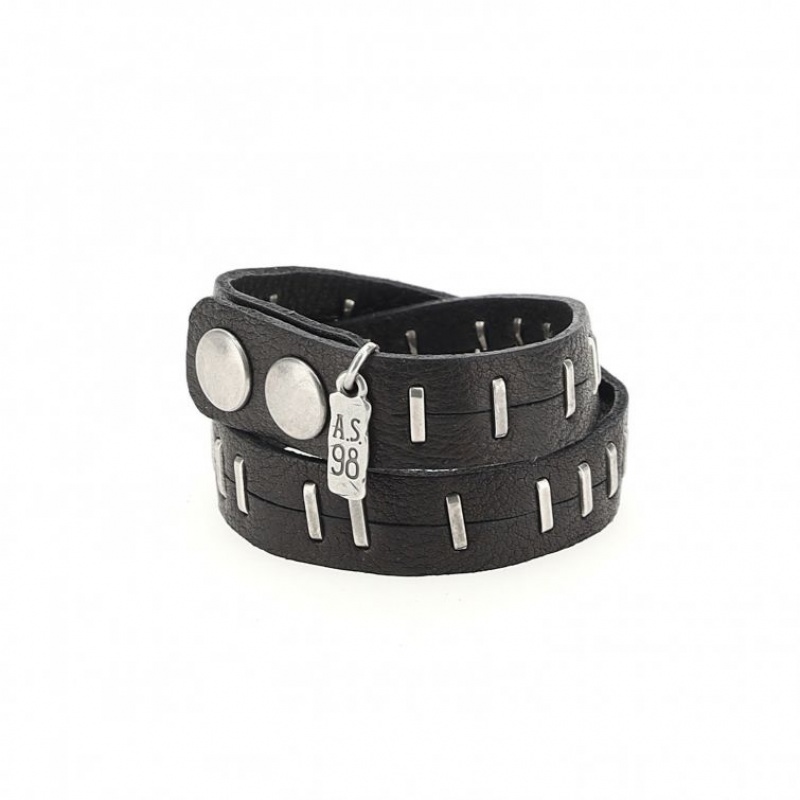 Black A.S.98 Jamey Unisex Bracelet | IL-BWZN86923