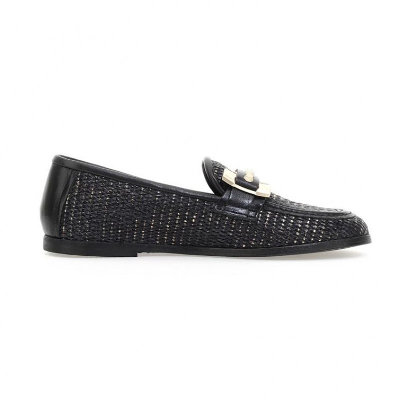 Black A.S.98 Janele Women's flat shoes | IL-OWUV46259