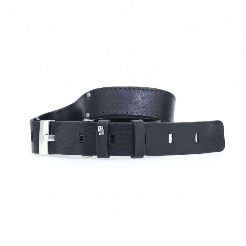 Black A.S.98 Kam Unisex Belts | IL-BAQM70682