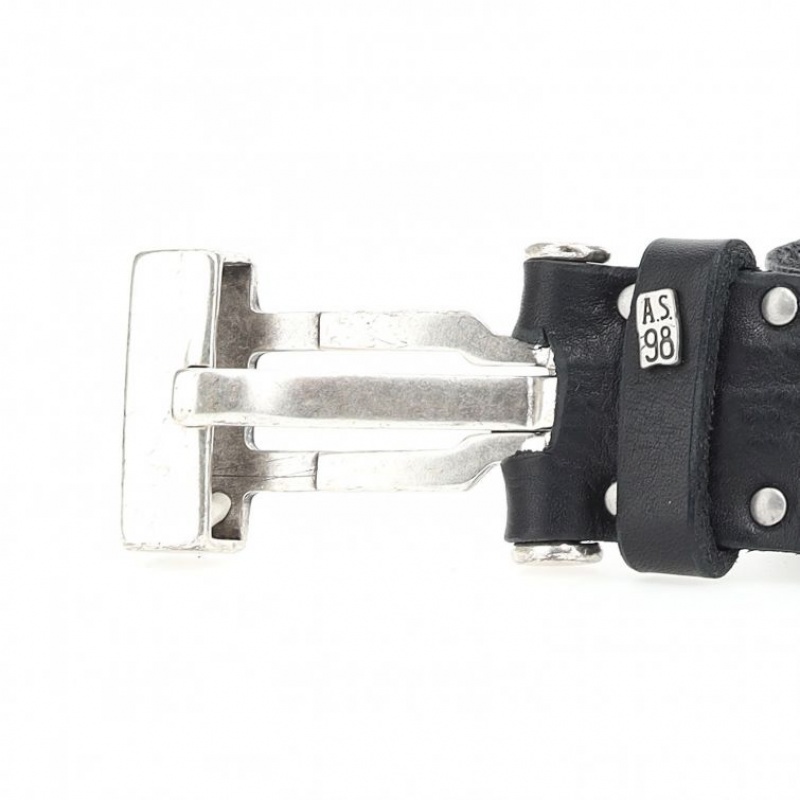 Black A.S.98 Kam Unisex Belts | IL-BAQM70682