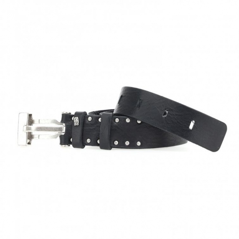 Black A.S.98 Kam Unisex Belts | IL-BAQM70682