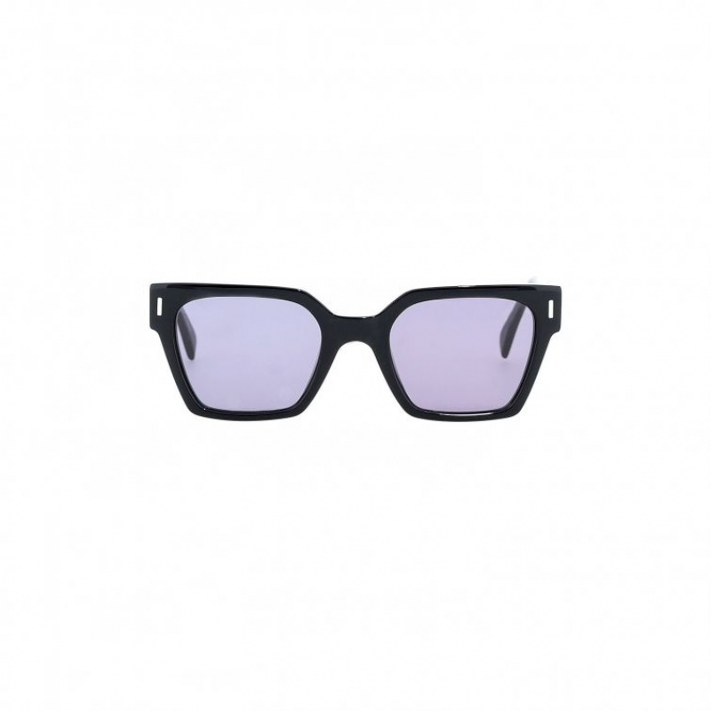 Black A.S.98 Kirk Men's Sunglasses | IL-MNZW27083