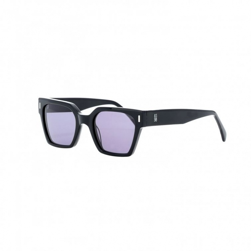 Black A.S.98 Kirk Men's Sunglasses | IL-MNZW27083