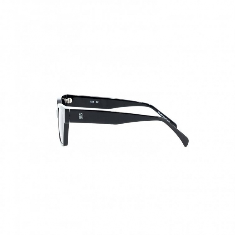 Black A.S.98 Kirk Men's Sunglasses | IL-MNZW27083