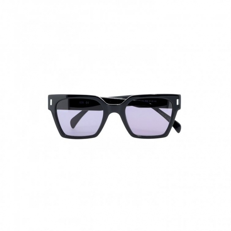 Black A.S.98 Kirk Men's Sunglasses | IL-MNZW27083