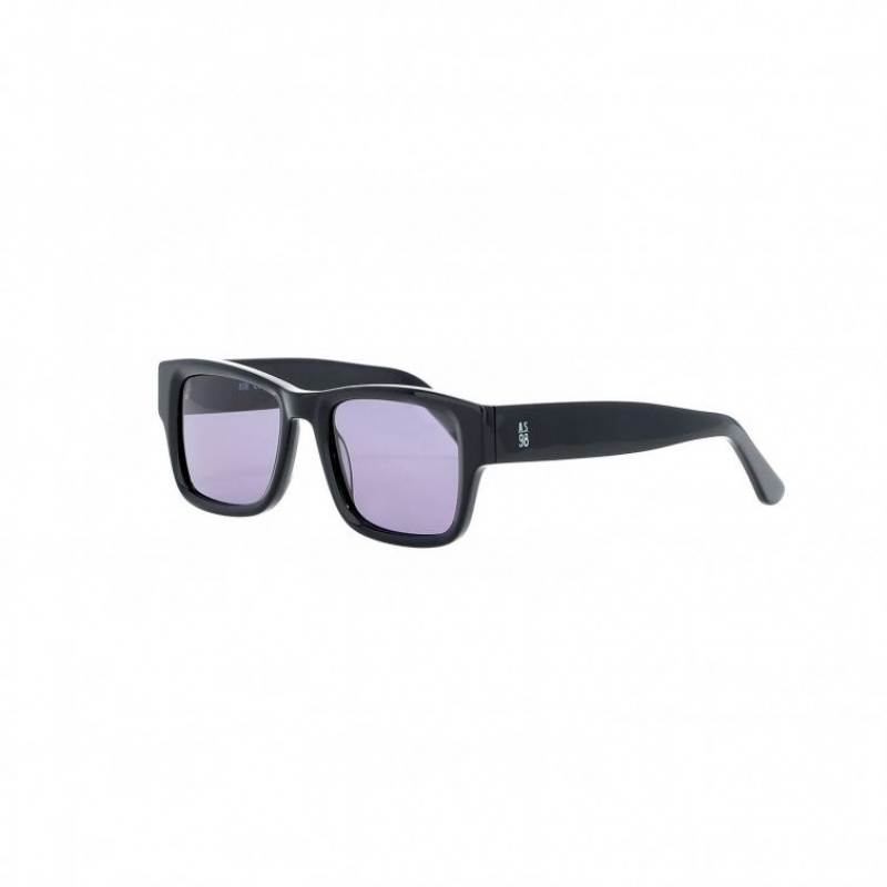 Black A.S.98 Lars Men's Sunglasses | IL-NRQV98351